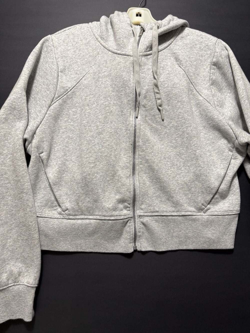 all in motion Women's Gray Full Zip Hooded Sweatshirt Size L